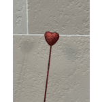 Glitter Heart Pick