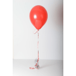 Red latex balloon