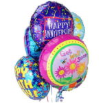 3 Mylar Balloons