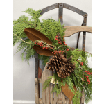 Vintage Sled Decorated