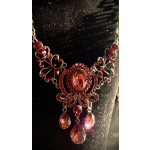 Victorian bronze /and garnet necklace