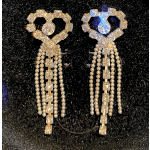 Rhinestone earrings