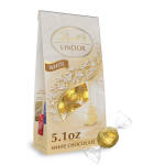 Lindt Lindor White Chocolate Candy Truffles - 5.1oz