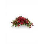 Red Reverence Casket Piece by Petal Perfection