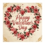 Greeting Card - Happy Valentine's Day
