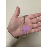 I Heart You Keychain