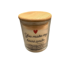 you make my heart smile candle
