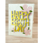 Handmade Flower Birthday Card