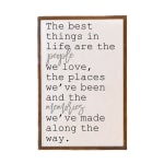 The Best Things in Life Rustic Wall Art