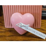 Heart Shaped Candle - Cactus Flower