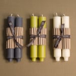 Greentree Home Beeswax Column Taper Candles