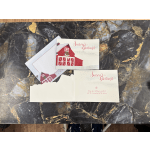 3D Christmas Barn Card