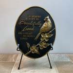 Plaque / stepping stone "Beautifully Lived"