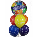 balloon bouquet Happy birthday