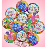 Mylar Balloon- coordinating color & occasion