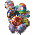 Dozen Mylar Balloon Bouquet