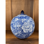 Blue Chinoiserie Ginger Vase