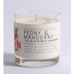 Peony & Mahogany - Just Bee Candle