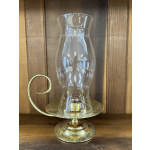 Brass Candleholder from Baldwin *Hurricane Globe included