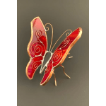 #A043 - Red Resting Butterfly