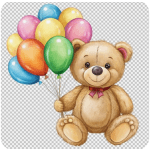 Bear & Birthday Balloon Bundle