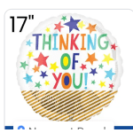 Thinking of you mylar balloon