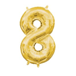 Number 8 Balloon 34"