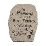 "Loyal & Kind" Garden Stone