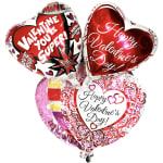 Valentine Balloon Bundle - 6 Mylar