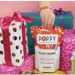 Salted Caramel Poppy Popcorn