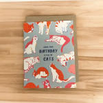 Cat Birthday card