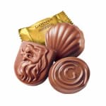 Assorted Godiva chocolates in gold and brown wrappers