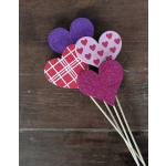 Wooden Heart Pic asst.