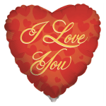 “I Love You” heart balloon (18 inch)