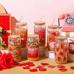 Valentine's Glass Can