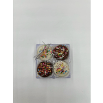 4pc. Chocolate Covered Oreos with Pastel Drizzle - Maggie Lyons - LOCAL DELIVERY OR PICK UP ONLY