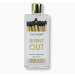 Burnt Out Glass Bottle Safety Matches (Black)
