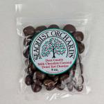 Bag of milk chocolate covered dried tart cherries