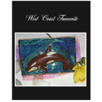 Chocolate dolphin in a gift box with blue shredded filler