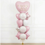 Little Princess Personalized Balloon Bouquet By Black Cat Florist