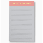 Mom of the Year Lined Notepad