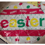 Colorful Easter balloon or banner with the word "Easter"