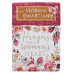 Decorative box with the text "Prayers for a Woman's Heart" and floral artwork