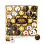 Box of Ferrero Collection chocolates with assorted wrapped truffles