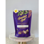 Purple candy bag with a small white flower decoration on top