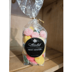 Bag of assorted mint melties candies in clear plastic packaging