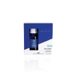 Blue Capri Blue Volcano diffuser oil box with a bottle visible through the window