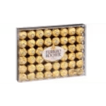 Box of yellow roses in a clear gift box