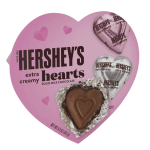 Heart-shaped box of Hershey's chocolate hearts