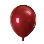 Single red balloon on a white background